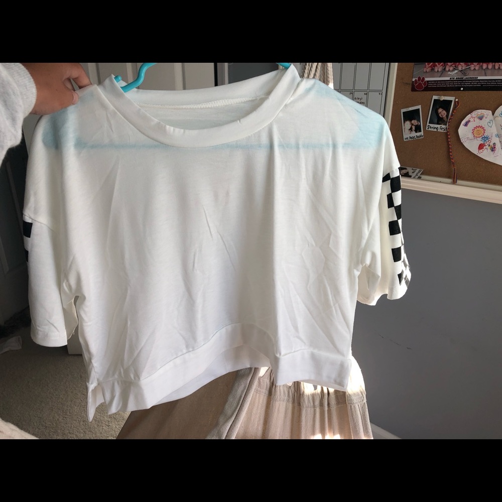 checkered crop top!